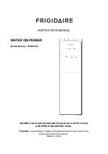 Preview for 1 page of Frigidaire EFWC505 Instruction Manual