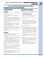 Preview for 6 page of Frigidaire EI36PC60GS (Spanish) Guia De Instalación, Uso Y Cuidado