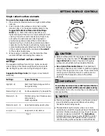 Предварительный просмотр 9 страницы Frigidaire Electric Ranges Use & Care Manual