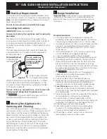 Preview for 6 page of Frigidaire Electric Slide-In Range Installation Instructions Manual