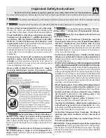 Preview for 3 page of Frigidaire ES510 Use & Care Manual