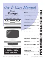 Preview for 1 page of Frigidaire ES530 Use And Care Manual