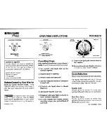 Preview for 1 page of Frigidaire F21C445CS Operating Instructions