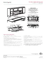 Preview for 2 page of Frigidaire F30WV16E C Specification