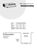 Frigidaire F42WC19E Factory Parts Catalog preview