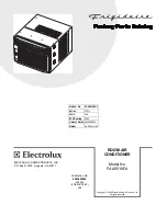 Предварительный просмотр 1 страницы Frigidaire FAA051N7A Factory Parts Catalog