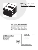 Frigidaire FAA060P7 Factory Parts Catalog preview