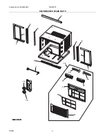 Предварительный просмотр 2 страницы Frigidaire FAA060P7 Factory Parts Catalog