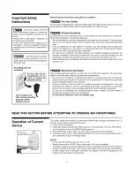 Preview for 4 page of Frigidaire FAA062P7A14 Use & Care Manual