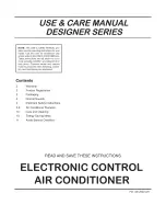 Preview for 1 page of Frigidaire FAA074S7A11 Use & Care Manual