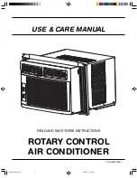 Preview for 1 page of Frigidaire FAA082P7A Use And Care Manual