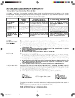 Preview for 2 page of Frigidaire FAA082P7A Use And Care Manual