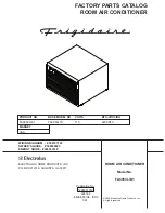 Frigidaire FAC053L7A Factory Parts Catalog preview