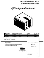 Frigidaire FAC055K7A Factory Parts Catalog preview