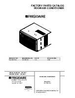 Предварительный просмотр 1 страницы Frigidaire FAC085J7A Factory Parts Catalog