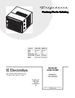 Frigidaire FAC085N7A Factory Parts Catalog preview