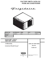 Frigidaire FAC089L7A Factory Parts Catalog preview