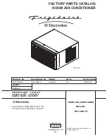 Preview for 1 page of Frigidaire FAC104M1A Factory Parts Catalog