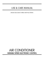 Preview for 1 page of Frigidaire FAC106N7A1 Use & Care Manual