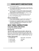 Preview for 3 page of Frigidaire FAFI15D7MN Use & Care Manual