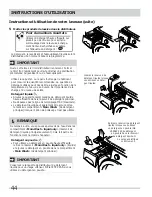 Preview for 8 page of Frigidaire FAFS4272L N (French) L'Utilisation Et L'Entretien