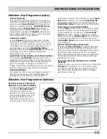 Preview for 13 page of Frigidaire FAFS4272L N (French) L'Utilisation Et L'Entretien