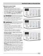 Preview for 17 page of Frigidaire FAFS4272L N (French) L'Utilisation Et L'Entretien