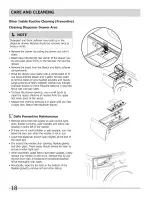 Предварительный просмотр 18 страницы Frigidaire FAFW3001LW1 Use & Care Manual