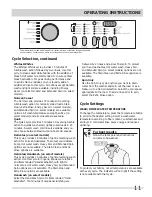 Preview for 11 page of Frigidaire FAFW3577KA - Affinity Series 27-in Front-Load Washer Use And Care Manual