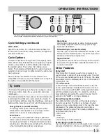 Preview for 13 page of Frigidaire FAFW3577KA - Affinity Series 27-in Front-Load Washer Use And Care Manual