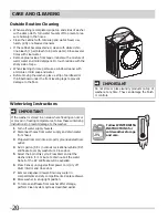 Preview for 20 page of Frigidaire FAFW3577KA - Affinity Series 27-in Front-Load Washer Use And Care Manual