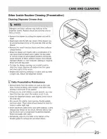 Предварительный просмотр 21 страницы Frigidaire FAFW3801L W Use & Care Manual