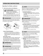 Preview for 8 page of Frigidaire FAFW3921NW0 Use & Care Manual