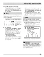 Preview for 9 page of Frigidaire FAFW3921NW0 Use & Care Manual