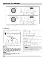 Preview for 10 page of Frigidaire FAFW3921NW0 Use & Care Manual