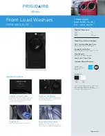 Frigidaire FAFW4221L B? Specifications preview