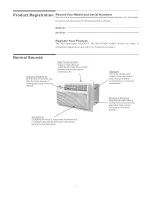 Preview for 3 page of Frigidaire FAH086R1T1 Use & Care Manual