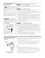 Preview for 4 page of Frigidaire FAH086R1T1 Use & Care Manual