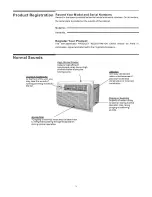 Preview for 3 page of Frigidaire FAH08ES1TA Use & Care Manual