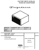 Preview for 1 page of Frigidaire FAH096J2T3 Factory Parts Catalog