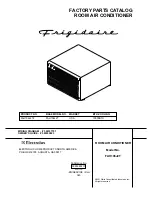 Preview for 1 page of Frigidaire FAH106J2T Factory Parts Catalog