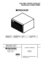 Frigidaire FAH106J2T1 Factory Parts Catalog preview