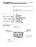 Preview for 3 page of Frigidaire FAH106N2T Use & Care Manual