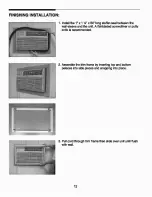 Preview for 12 page of Frigidaire FAH106S1T - 10000 BTU Through-the-Wall Air Conditioner Installation Instructions Manual