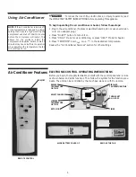 Preview for 5 page of Frigidaire FAH125N2T2 Owner'S Manual