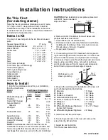 Frigidaire FAH14EQ2T4 Installation Instructions Manual preview