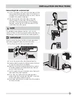 Предварительный просмотр 9 страницы Frigidaire FAHE1011MW Installation Instructions Manual