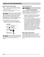 Preview for 4 page of Frigidaire FAHE1011MW0 Installation Manual