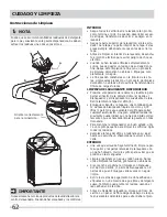 Предварительный просмотр 18 страницы Frigidaire FAHE4044MW (Spanish) Uso Y Cuidado