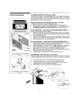 Preview for 5 page of Frigidaire FAK083J7V4 Owner'S Manual